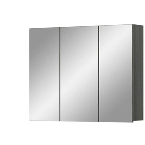 Spiegelschrank | grau | 80 cm | 64 cm | 16 cm |