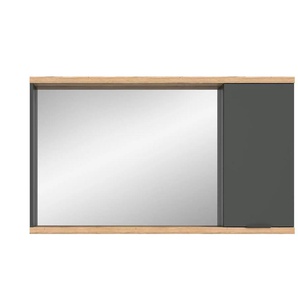 Spiegelschrank - grau - Materialmix - 130 cm - 76 cm | Möbel Kraft