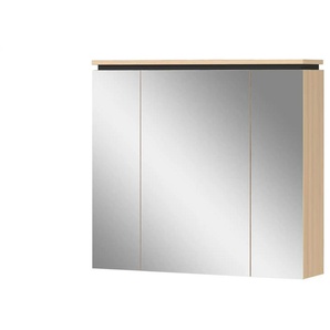 Spiegelschrank - holzfarben - Materialmix - 76 cm - 74 cm - 23 cm | Möbel Kraft