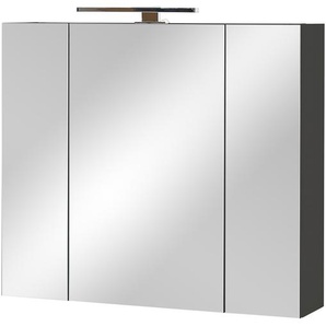 Spiegelschrank Ischgl | grau | 76 cm | 71 cm | 18 cm |