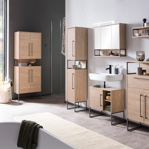 Spiegelschrank Limone I 70 x 68 x 16cm Braun