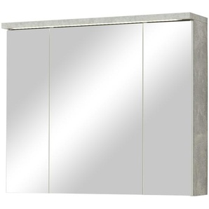 Spiegelschrank Pool | grau | 80 cm | 69 cm | 20 cm |