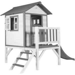 Xxxl Spielhaus, Grau, Weiß, Holz, Kunststoff, Hemlocktanne, 101x17x139 cm, EN 71, CE, FSC 100%, Outdoor Spielzeug, Spielhäuser