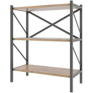 Standregal - holzfarben - Materialmix - 66 cm - 85 cm | Möbel Kraft