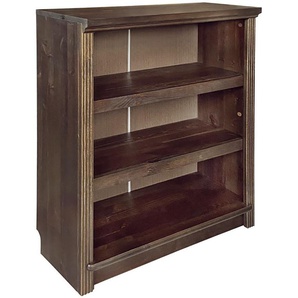 Standregal HOME AFFAIRE Soeren Regale Gr. B: 80 cm, 3 St., braun (dunkelbraun) aus massiver Kiefer, in 2 Breiten, Tiefe 29 cm