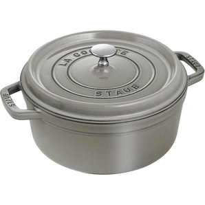 Staub Bräter Cocotte, Gusseisen (1-tlg), robust, langlebig, perfekte Hitzeverteilung, Aromaregen-Deckel