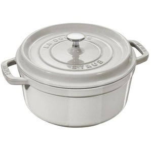 Staub Bräter LA Cocotte, Trüffeleiche, Metall, 3,8 L, rund, backofengeeignet,Deckel hitzebeständig, Kochen, Töpfe, Bräter