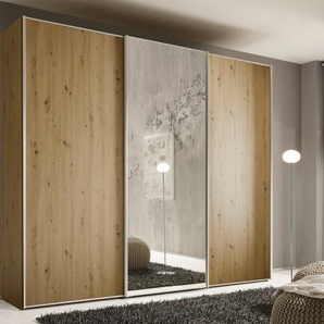 STAUD Schwebetürenschrank Sinfonie Plus, edles Design in hochwertiger Qualität, Made in Germany Mit Spiegeltür und vier verschiedenen Ausstattungsvarianten