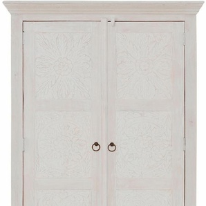 Stauraumschrank HOME AFFAIRE Malati Schränke beige (cremefarben) Breite 105 cm