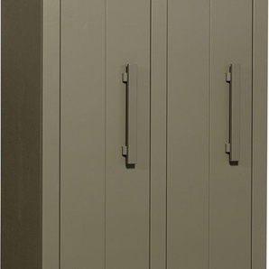 Stauraumschrank WOOOD Bobby Schränke Gr. B/H/T: 95cm x 190cm x 44cm, grün (wald) H 190 cm x B 95