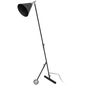 Stehlampe KAYOOM Stehlampe Celeste 225 Lampen Gr. 1 flammig, Höhe: 144,00 cm, 1 St., schwarz (schwarz, silber) Standleuchten harmonisch, modern, vielseitig kombinierbar