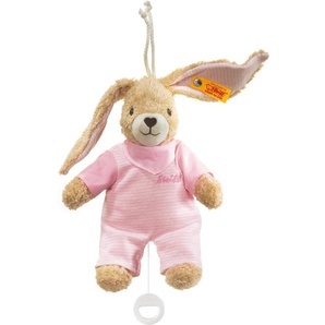 Steiff Spieluhr Hoppel Hase, rosa, 20 cm