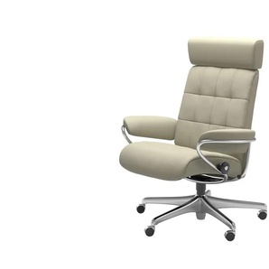 Stressless Drehstuhl  London Office ¦ grau ¦ Maße (cm): B: 80 H: 126 T: 68