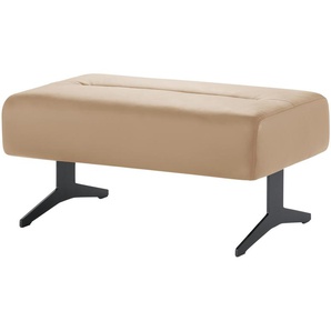 Stressless Hocker aus Leder  Stella ¦ beige ¦ Maße (cm): B: 90 H: 44 T: 57