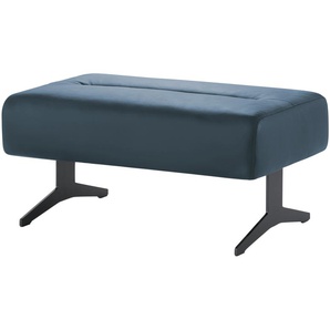 Stressless Hocker aus Leder  Stella ¦ blau ¦ Maße (cm): B: 90 H: 44 T: 57