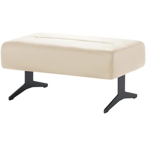 Stressless Hocker aus Leder  Stella ¦ creme ¦ Maße (cm): B: 90 H: 44 T: 57