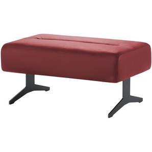 Stressless Hocker aus Leder  Stella ¦ rot ¦ Maße (cm): B: 90 H: 44 T: 57