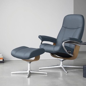 Stressless® Relaxsessel Consul, mit Cross Base, Größe S, M & L, Holzakzent Eiche