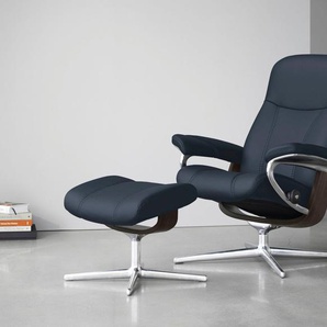 Stressless® Relaxsessel Consul, mit Cross Base, Größe S, M & L, Holzakzent Wenge