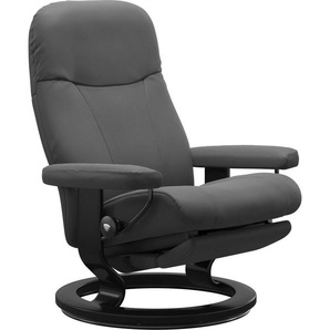 Stressless® Relaxsessel Garda, verstellbar, optional 2-motorisch, Größe M & L, Gestell Schwarz