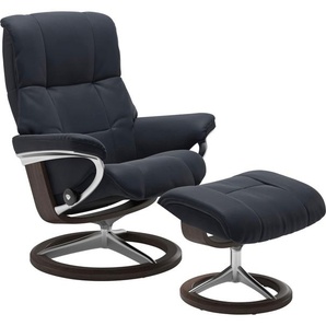 Stressless® Relaxsessel Mayfair (Set, Relaxsessel mit Hocker), mit Hocker, mit Signature Base, Größe S, M & L, Gestell Wenge