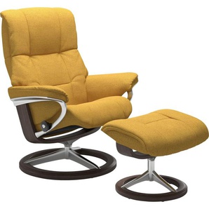 Stressless® Relaxsessel Mayfair (Set, Relaxsessel mit Hocker), mit Hocker, mit Signature Base, Größe S, M & L, Gestell Wenge