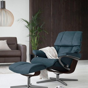 Stressless® Relaxsessel Reno, mit Cross Base, Größe S, M & L, Holzakzent Braun