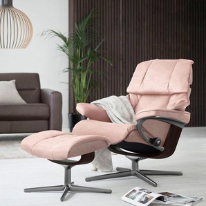 Stressless® Relaxsessel Reno, mit Cross Base, Größe S, M & L, Holzakzent Braun