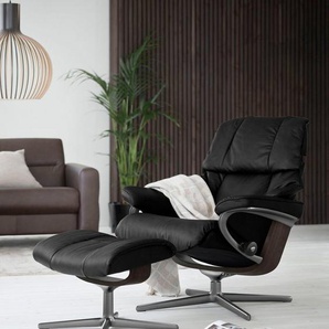 Stressless® Relaxsessel Reno, mit Cross Base, Größe S, M & L, Holzakzent Wenge