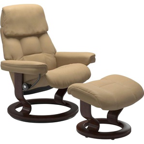 Stressless® Relaxsessel Ruby, mit Classic Base, Größe S, Gestell Eiche, Wenge, Braun & Schwarz