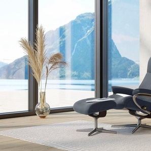 Stressless® Relaxsessel View, mit Cross Base, Größe S, M & L, Holzakzent Braun