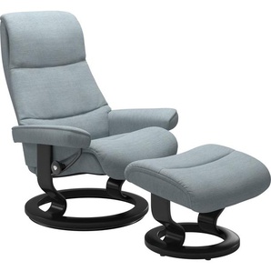 Stressless® Relaxsessel View (Set, Relaxsessel mit Hocker), mit Classic Base, Größe S,Gestell Schwarz