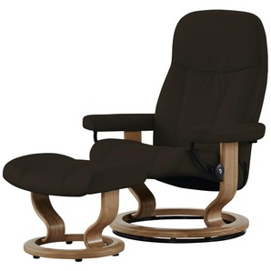 Stressless Relaxsessel mit Hocker Leder Consul - braun - Materialmix - 72 cm - 94 cm - 70 cm | Möbel Kraft