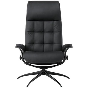 Stressless Relaxsessel mit Hocker  London ¦ schwarz ¦ Maße (cm): B: 80 H: 111 T: 74