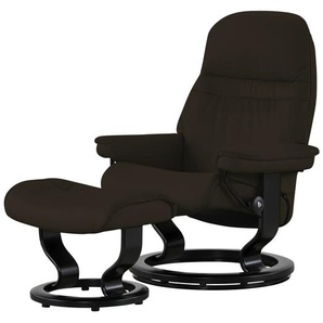 Stressless Relaxsessel mit Hocker Leder Sunrise - braun - Materialmix - 79 cm - 103 cm - 73 cm | Möbel Kraft