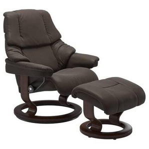 Stressless Relaxsesselset Reno, Braun, Dunkelbraun, Holz, Leder, Echtleder, Rindleder, Buche, Schichtholz, 79x98-108x75 cm, Lederauswahl, Stoffauswahl, Wohnzimmer, Sessel, Relaxsessel