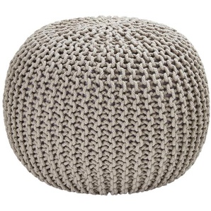 HOME STORY Strickpouf | beige | 45 cm | [65.0] |