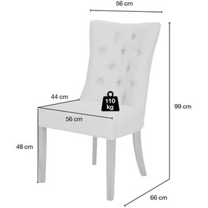 Stuhl  Hennig ¦ grün ¦ Maße (cm): B: 56 H: 99 T: 66