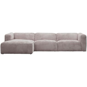 Stylife Ecksofa Febe, Taupe, Textil, 3-Sitzer, Ottomane links, Eckteil, 332x163 cm, Stoffauswahl, Armteil links, rechts, Wohnzimmer, Sofas & Couches, Wohnlandschaften