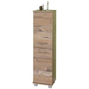 Stylife Midischrank, Fichte, Holzwerkstoff, 2 Fächer, 30.3x117x32.6 cm, Made in Germany, in verschiedenen Größen erhältlich, Badezimmer, Badezimmerschränke, Midischränke