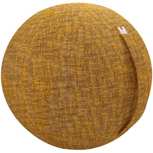 Stylife Sitzball, Gelb, Textil, meliert, Füllung: Luftkern, Oeko-Tex® Standard 100, Wohnzimmer, Hocker, Sitzsäcke