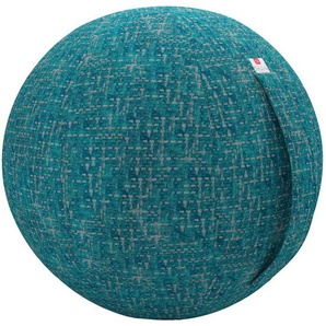 Stylife Sitzball, Türkis, Textil, meliert, Füllung: Luftkern, Oeko-Tex® Standard 100, Wohnzimmer, Hocker, Sitzsäcke