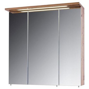 Stylife Spiegelschrank, Metall, 6 Fächer, 71x73x24 cm, Made in Germany, Badezimmer, Badezimmerspiegel, Spiegelschränke