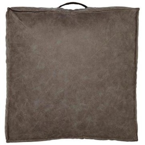 Svanefors Sitzkissen Lykke, Braun, Textil, Uni, 50x50 cm, Outdoor-Kissen, Outdoor-Sitzkissen