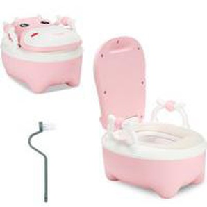 Premium Töpfchen Rosa für Babys und Kinder stabiler Babytopf mit Anti-Rutsch-Funktion Kindertöpfchen Potty Training Toilet - Swanew