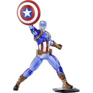 Swarovski Comicfigur Deko Kristallfigur Sammelfigur Marvel Captain America, 5676135 (1 St), Swarovski® Kristall