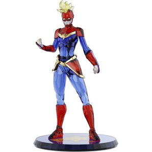 Swarovski Comicfigur Dekofigur Kristallfigur Sammelfigur Marvel Captain Marvel, 5677461 (1 St), Swarovski® Kristall