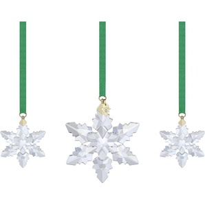 Swarovski Dekohänger Multipack Annual Edition Festive Ornament Set 2024, 5674317, 5674401 (Set, 3 St), Swarovski® Kristall