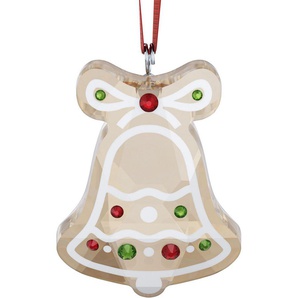 Swarovski Dekohänger Sammelfigur Holiday Cheers Lebkuchen Glocke Ornament, 5681580 (1 St), Swarovski® Kristall