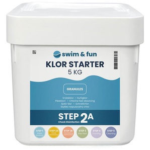 Swim  Fun Klor Starter  schnelllsliches Granulat 5 kg